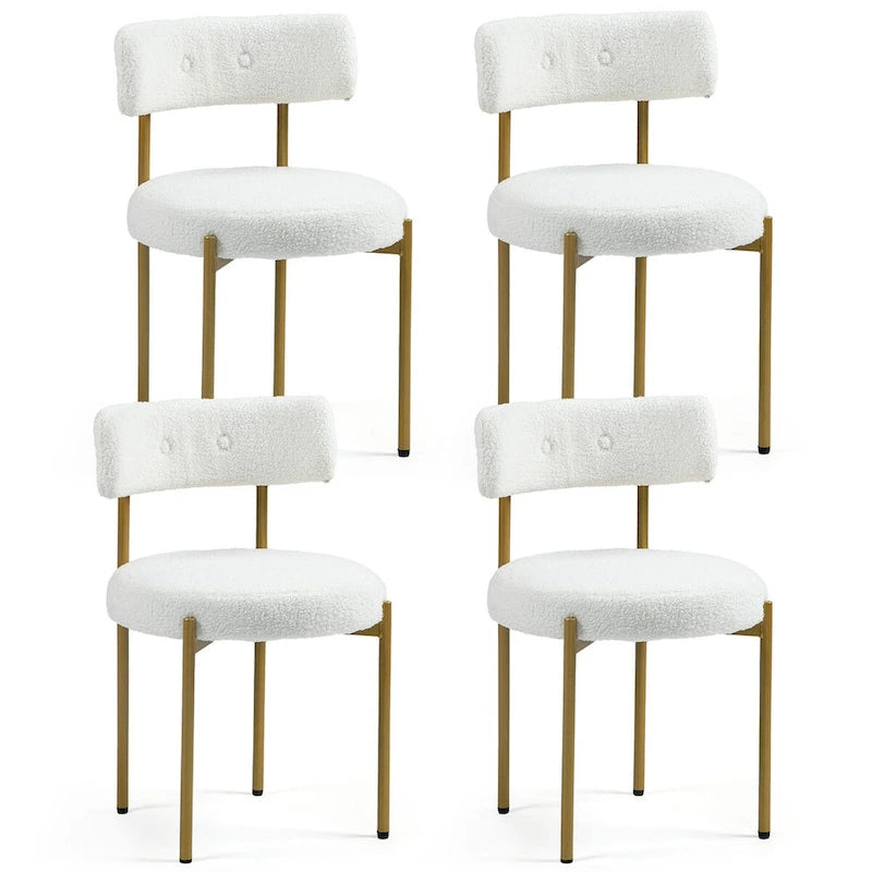 AVAWING Dining Chairs Mid-Century Modern Kitchen Chairs Set of 4