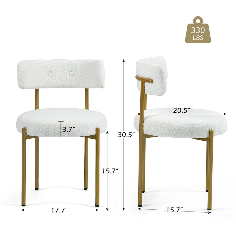 AVAWING Dining Chairs Mid-Century Modern Kitchen Chairs Set of 4
