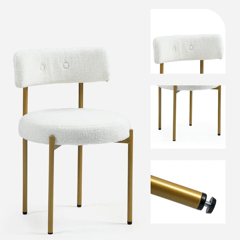 AVAWING Dining Chairs Mid-Century Modern Kitchen Chairs Set of 4
