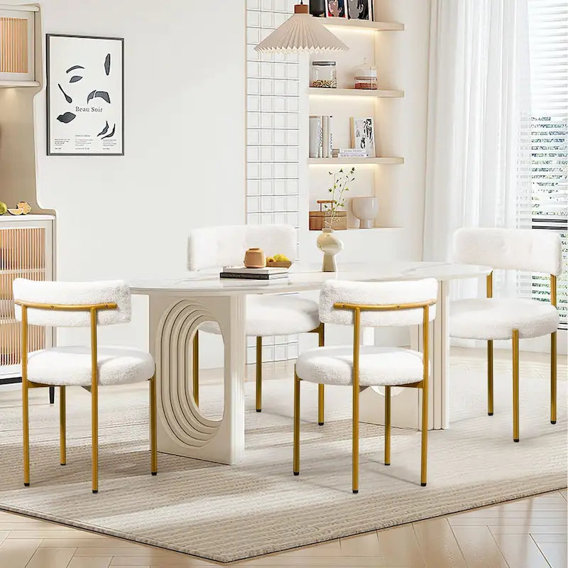 AVAWING Dining Chairs Mid-Century Modern Kitchen Chairs Set of 4