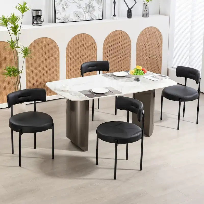 AVAWING Dining Chairs Mid-Century Modern Kitchen Chairs Set of 4