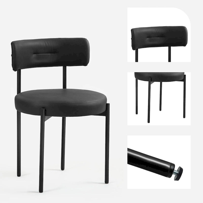 AVAWING Dining Chairs Mid-Century Modern Kitchen Chairs Set of 4