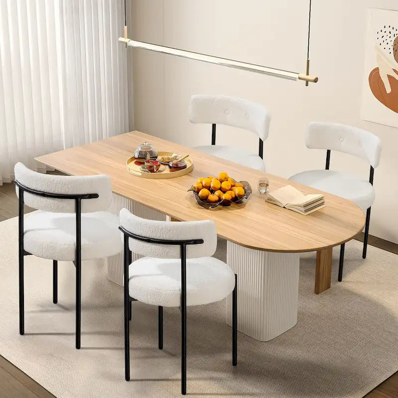 AVAWING Dining Chairs Mid-Century Modern Kitchen Chairs Set of 4
