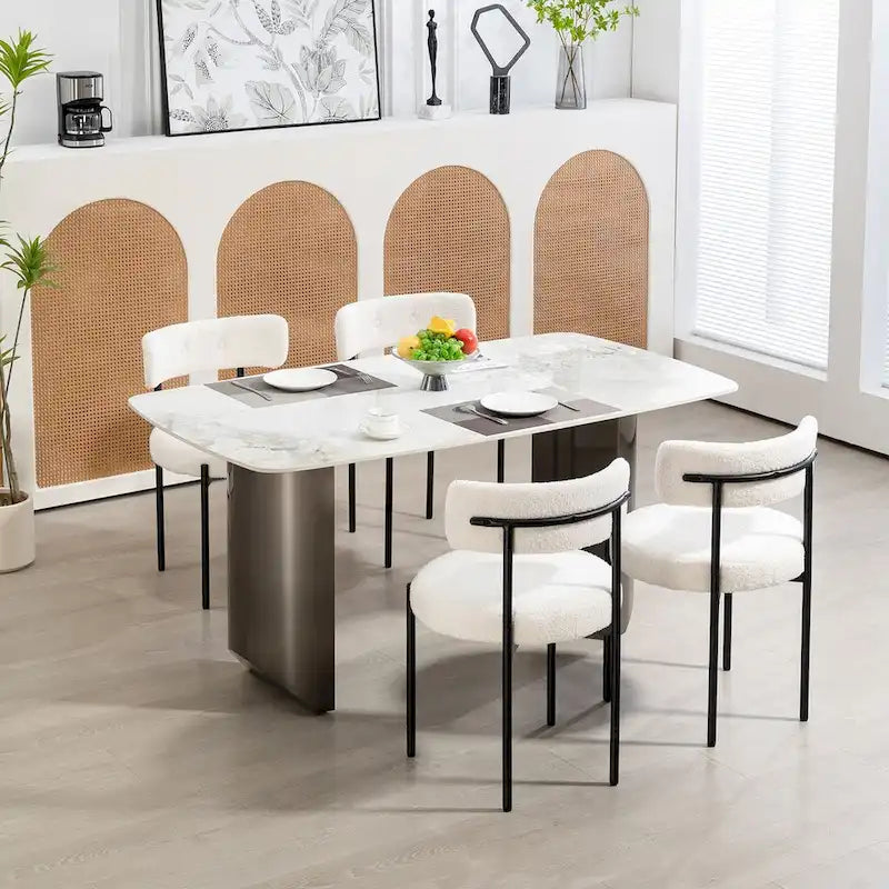 AVAWING Dining Chairs Mid-Century Modern Kitchen Chairs Set of 4