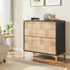 File Cabinet with 2 Drawers, Lateral Filing Cabinet with Adjustable Hanging Bar