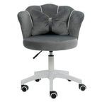XINMICS Modern Velvet Task Chair 360 Swivel Adjustable Height Office Chair