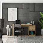 Modern Designs Expandable 47 to 61 Inches Long Home Office Desk