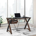 48 Glass-Top Desk with Storage