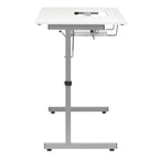 Sew Ready Rollaway II Sewing Table Silver/White Portable Folding Rolling
