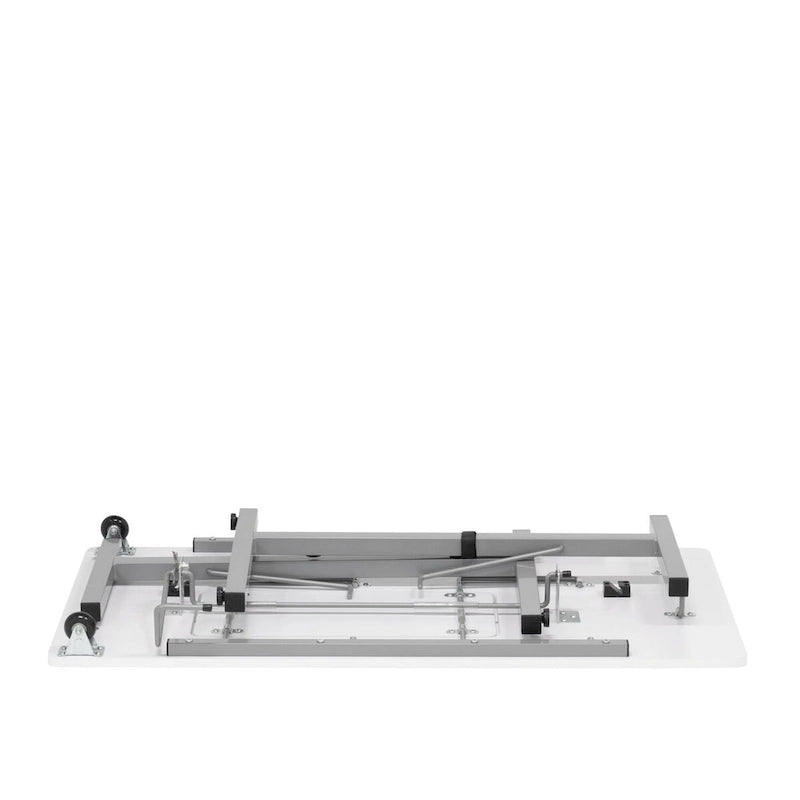 Sew Ready Rollaway II Sewing Table Silver/White Portable Folding Rolling