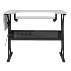 Studio Designs Eclipse Sewing and Crafting Table, White or Maple Top