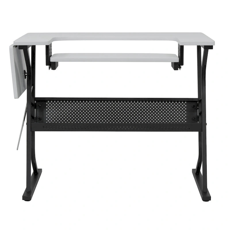 Studio Designs Eclipse Sewing and Crafting Table, White or Maple Top