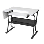 Studio Designs Eclipse Sewing and Crafting Table, White or Maple Top