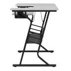 Studio Designs Eclipse Sewing and Crafting Table, White or Maple Top