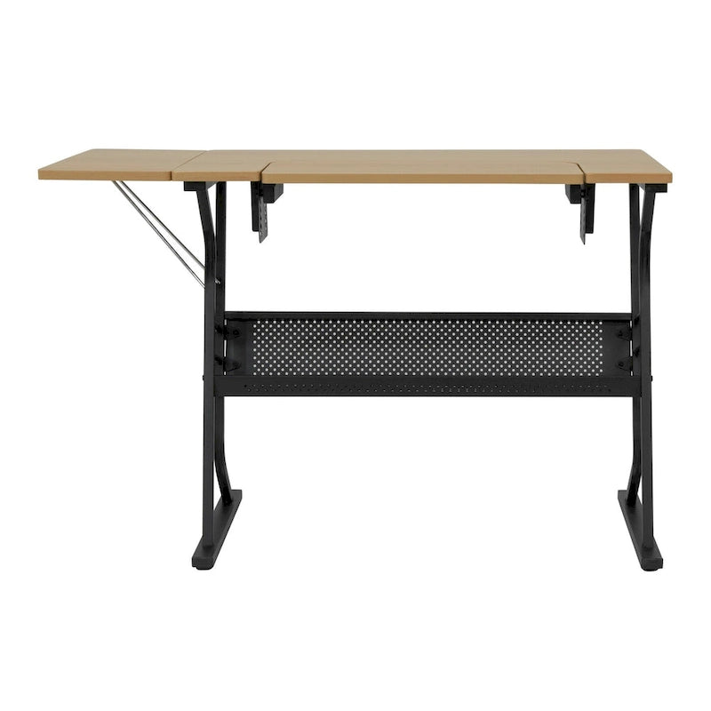 Studio Designs Eclipse Sewing and Crafting Table, White or Maple Top