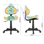 JJS Ergonomic Mesh Office Chair Adjustable Lumbar Support Computer Desk Chair