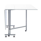 Studio Designs White Powder-coated Craft and Cutting Sewing Machine Table