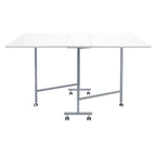 Studio Designs White Powder-coated Craft and Cutting Sewing Machine Table