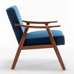 Mid-Century Modern Chair, Living Room Chair with Solid Wood Frame