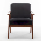 Mid-Century Modern Chair, Living Room Chair with Solid Wood Frame