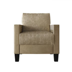 CraftPorch Corduroy Mid-Century Modern Velvet Upholstered 3-Piece Living Room Set