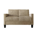 CraftPorch Corduroy Mid-Century Modern Velvet Upholstered 3-Piece Living Room Set