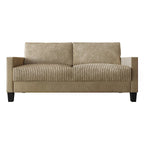 CraftPorch Corduroy Mid-Century Modern Velvet Upholstered 3-Piece Living Room Set