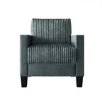 CraftPorch Corduroy Mid-Century Modern Velvet Upholstered 3-Piece Living Room Set