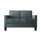 CraftPorch Corduroy Mid-Century Modern Velvet Upholstered 3-Piece Living Room Set