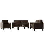 CraftPorch Corduroy Mid-Century Modern Velvet Upholstered 3-Piece Living Room Set