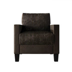 CraftPorch Corduroy Mid-Century Modern Velvet Upholstered 3-Piece Living Room Set