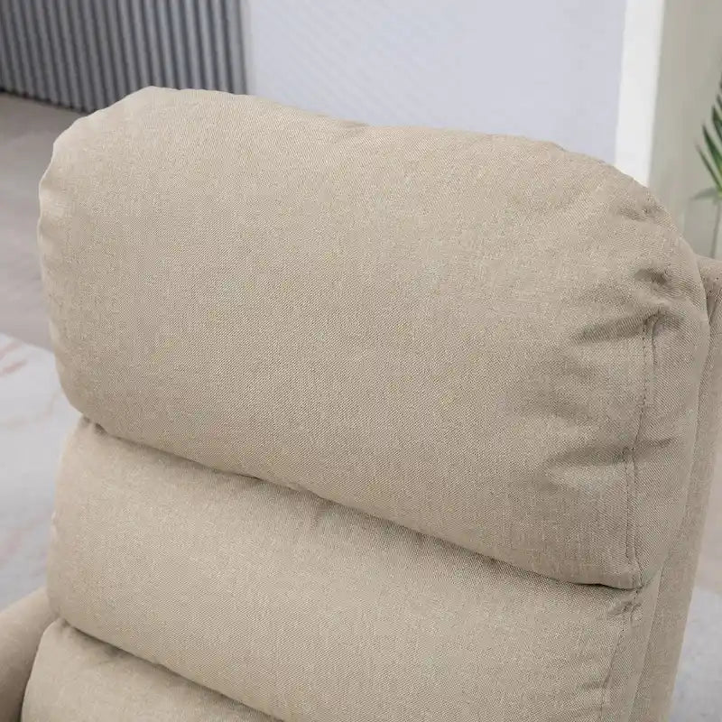 HOMCOM Power Lift Recliner Chair for Elderly, Easy Assembly, Fabric Lift Chair with Remote Control