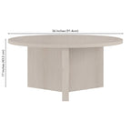 Anders 36 Wide Round Coffee Table - 36 Wide