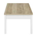 Hudson Antique Pine and White 3-piece Coffee Table Set