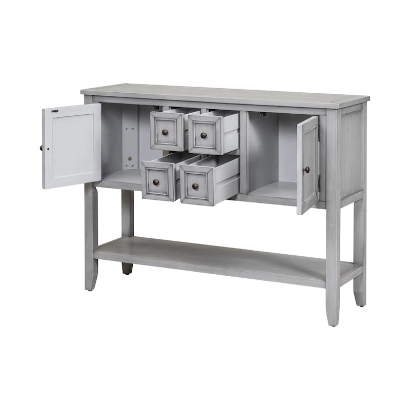 Buffet Sideboard Console Table with Bottom Shelf