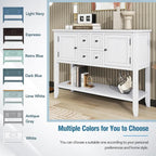 Buffet Sideboard Console Table with Bottom Shelf