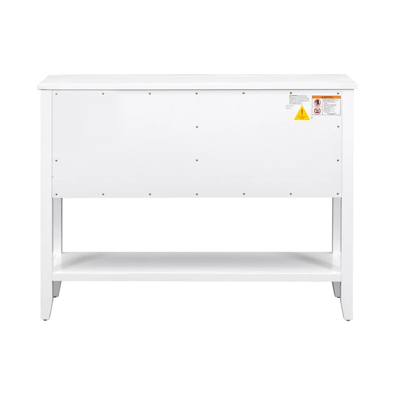 Buffet Sideboard Console Table with Bottom Shelf
