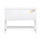 Buffet Sideboard Console Table with Bottom Shelf