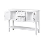 Buffet Sideboard Console Table with Bottom Shelf