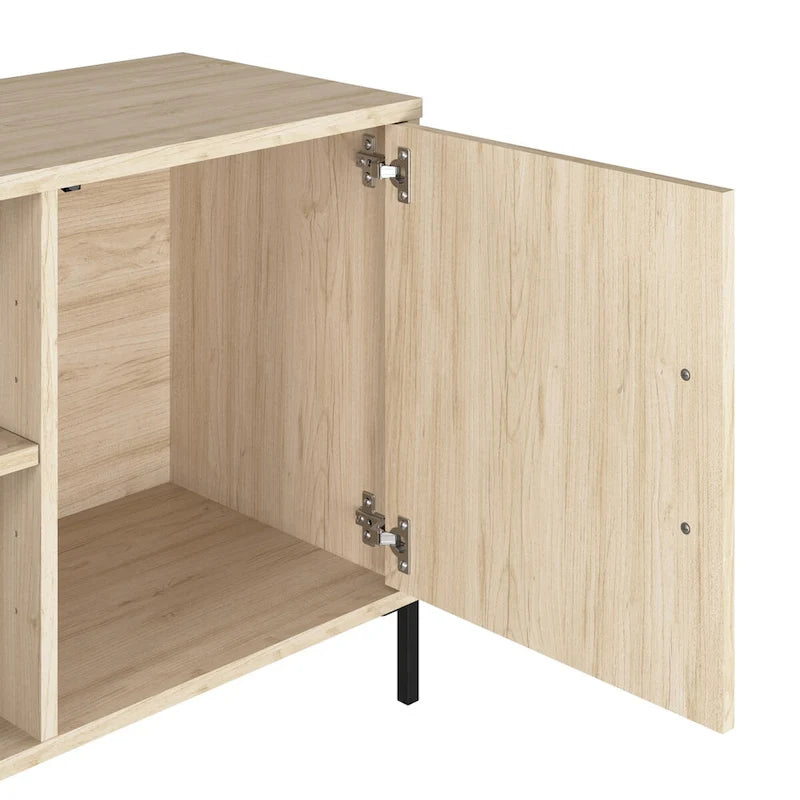 Bush Furniture Essence 58W TV Stand with Doors and Shelves