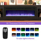80 Modern Electric Fireplace TV Stand