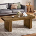 47.24-Inch Farmhouse Coffee Table, Rectangle Coffee Table