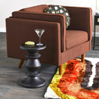 Berns Mid Century Modern Solid Wood End Table or Stool