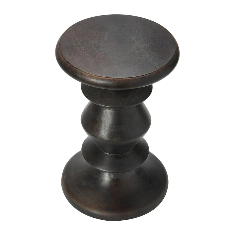 Berns Mid Century Modern Solid Wood End Table or Stool