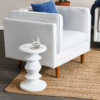 Berns Mid Century Modern Solid Wood End Table or Stool