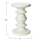 Berns Mid Century Modern Solid Wood End Table or Stool