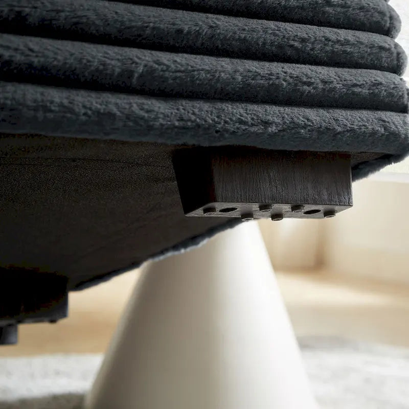 Modern Double Sleeper Sofa BedComfortable Cloud Couch Daybed Soft Fluffy Corduroy Upholstery