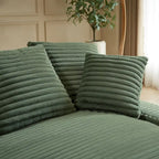 Modern Double Sleeper Sofa BedComfortable Cloud Couch Daybed Soft Fluffy Corduroy Upholstery