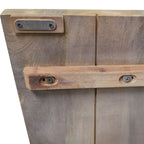 32W 2-door Ash Grey Mango Wood Accent Cabinet