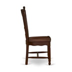 East West Furniture Dining Table Set- a Rectangle Kitchen Table and Dinette Chairs - Mahogany(Pieces Options)